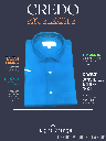 Men blue half sleeves formal shirt_1.jpg