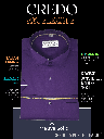 Mauve Solid Half Sleeves Formal Shirt_1.jpg