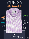 Mauve Check Full Sleeve Formal Shirt_1.jpg