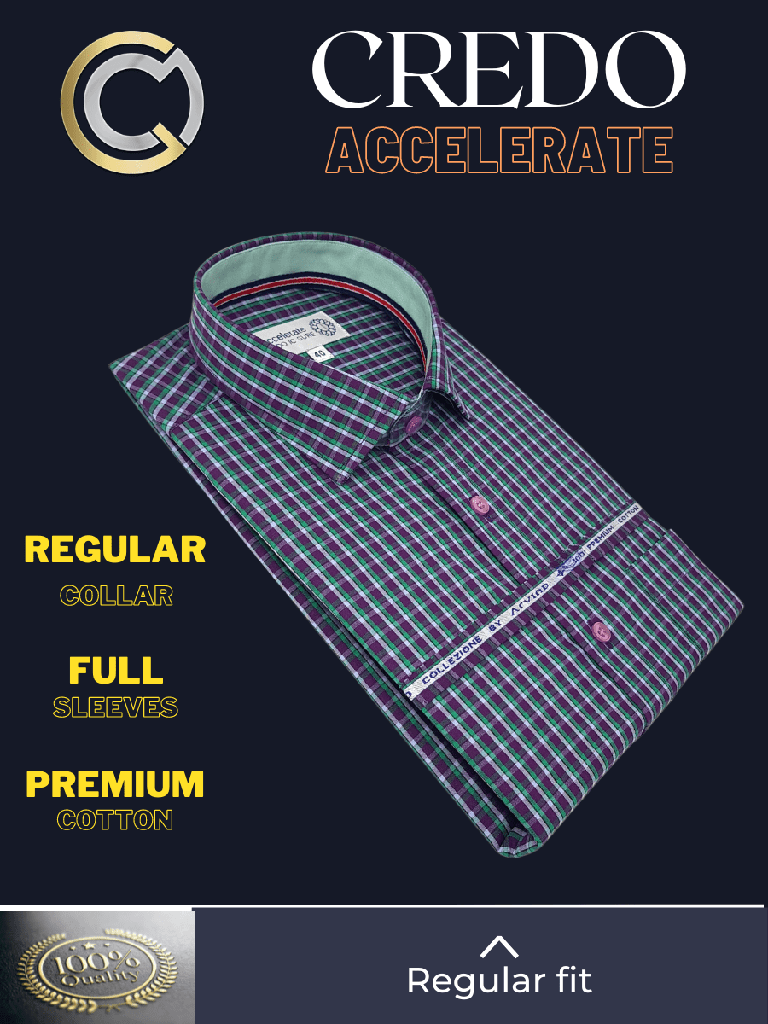 Mauve Green Check Formal Shirt_2.jpg