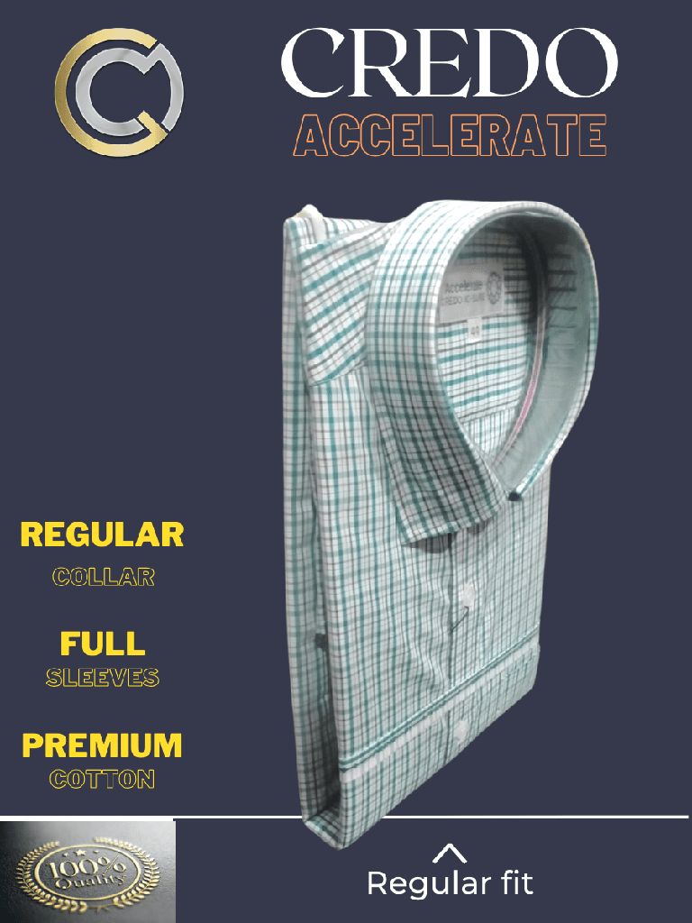 Men green & black checked full sleeves shirt_2.jpg