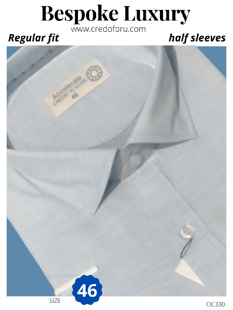 Men gray colour half sleeves shirt_2.jpg