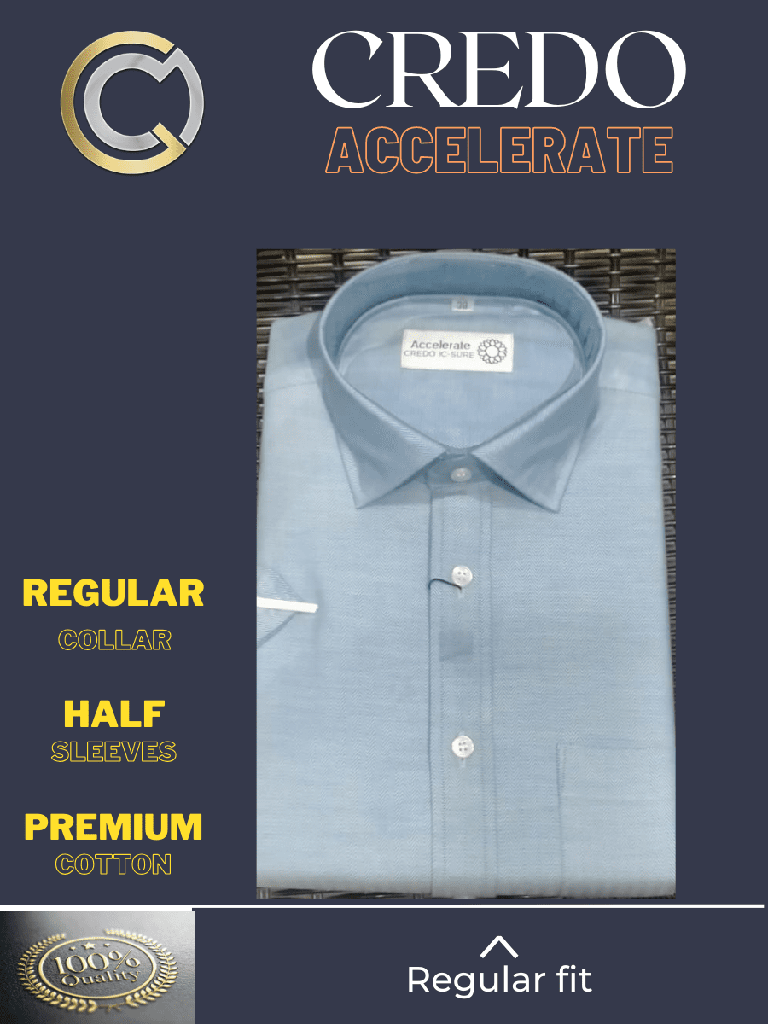 Men half sleeves gray colour formal shirt_2.jpg