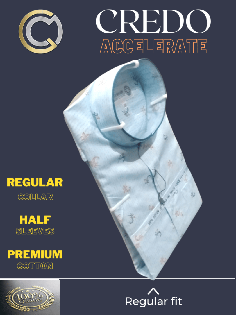 Men light sky printed half sleeves shirt_2.jpg