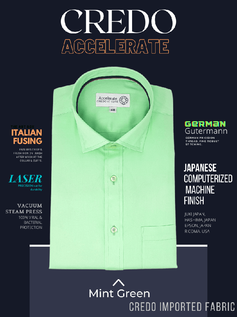 Mint Green Colour Full Sleeve Formal Shirt(434)_1.jpg