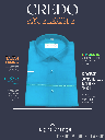 Men solid formal blue colour half sleeves shirt_1.jpg