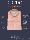 Orange colour half sleeves formal shirt_1.jpg