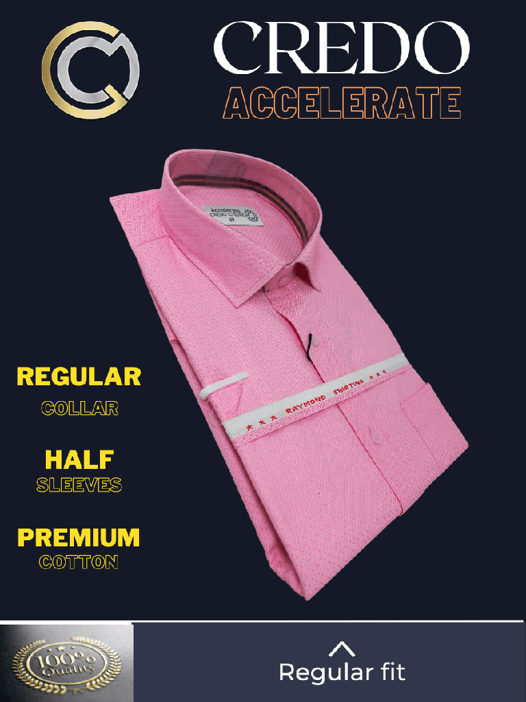 Pink Texture Half Sleeve Formal Shirt(633)_2.jpg