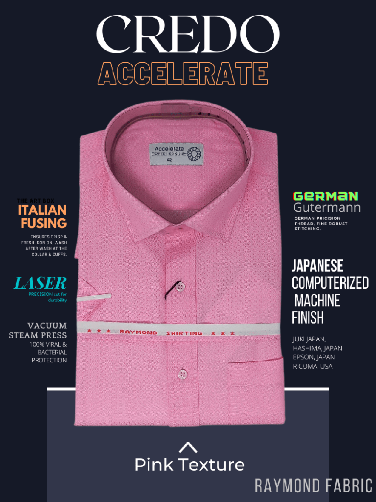 Pink Texture Half Sleeve Formal Shirt(633)_1.jpg
