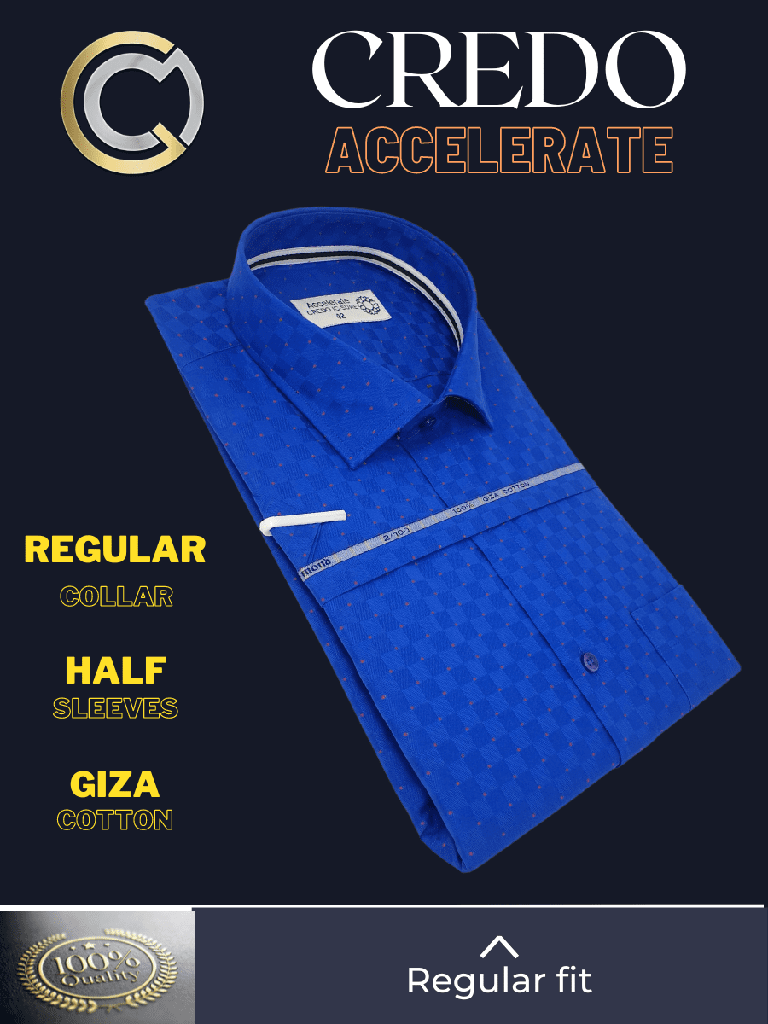 Raymond Fabric Blue Texture Formal Shirt_2.jpg