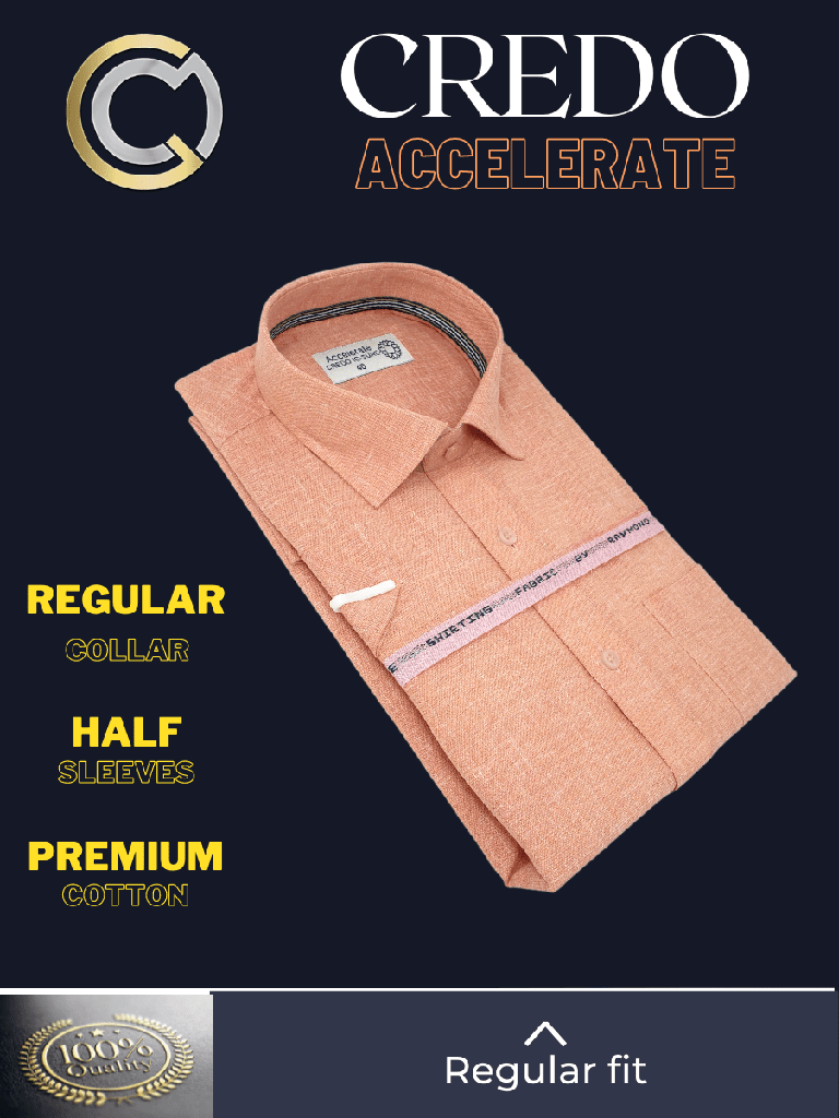 Raymond Fabric Peach & White Texture Formal Shirt_1.jpg