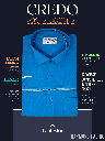 Raymond Fabric Teal Blue Half Sleeve Formal Shirt(595)_1.jpg