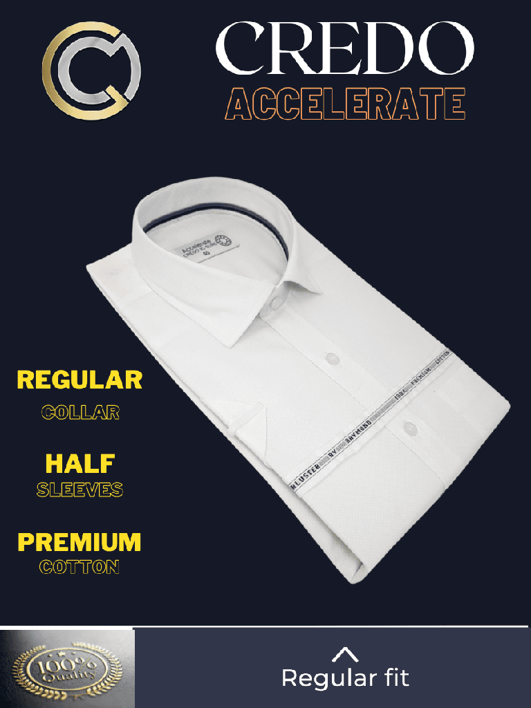 Raymond Fabric White Texture Half Sleeves Formal Shirt_2.jpg