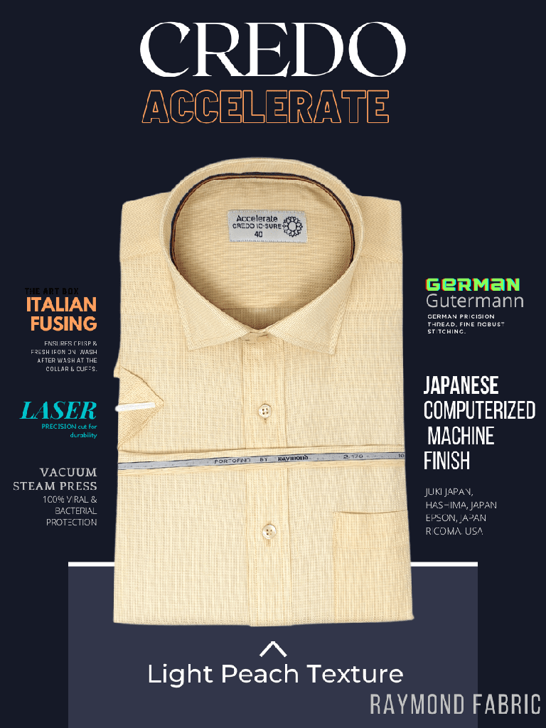 Raymond Light Peach Texture Formal Shirt(565)_1.jpg