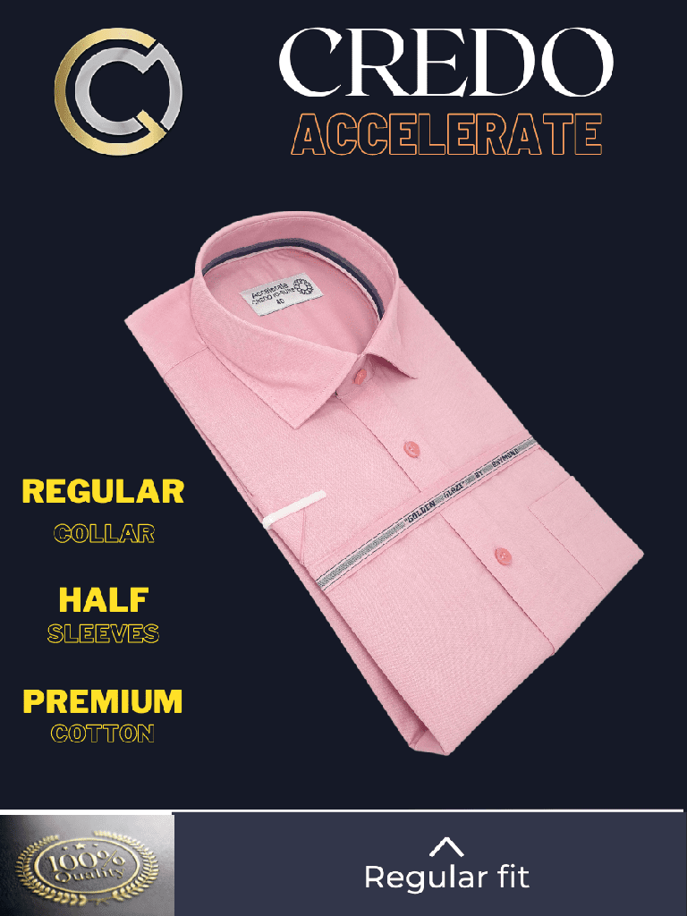 Raymond fabric Pink Half Sleeve Formal Shirt(552)_2.jpg