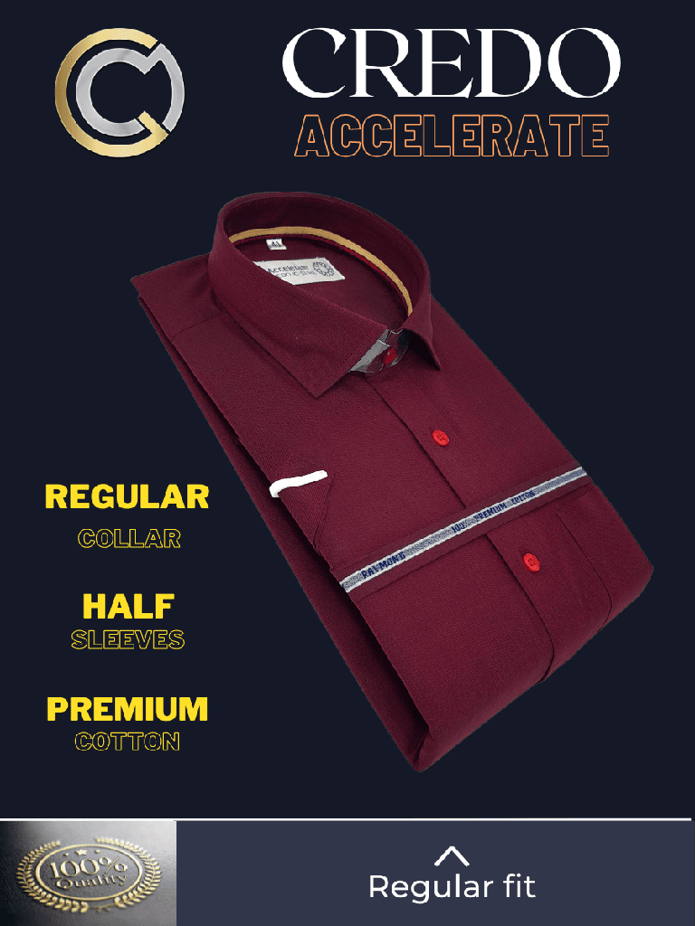 Raymond fabric Maroon Formal Shirt_2.jpg