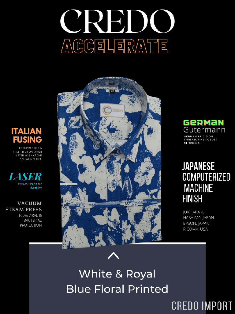 Royal blue and white floral printed shirt(864)_1.jpg