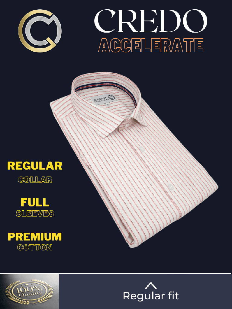 Red Stripe on White Full Sleeve Formal Shirt_2.jpg