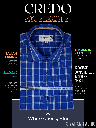 Siyaram Fabric White Check on Blue Formal Shirt_1.jpg