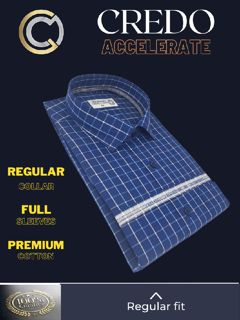 Siyaram Fabric White Check on blue Shirt_2.jpg