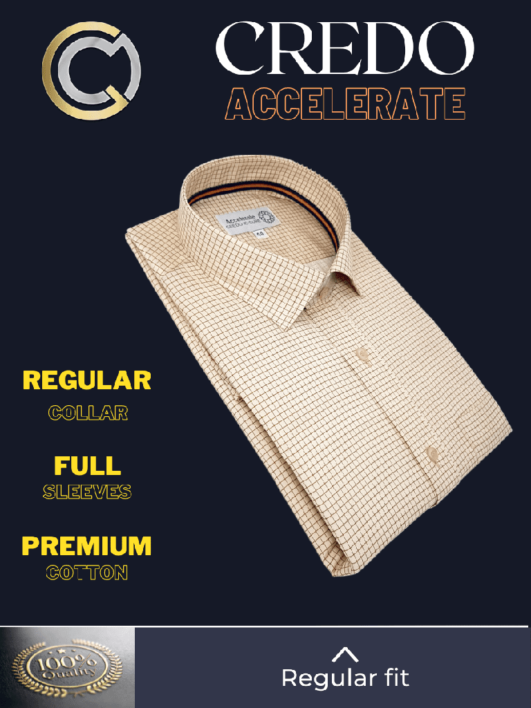 Siyaram's Brown Check Formal Shirt_2.jpg