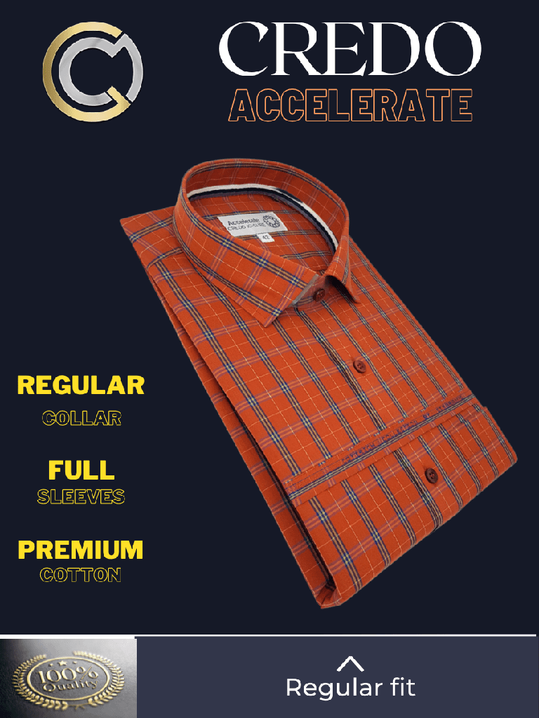 Siyaram Fabric Blue check On Orange_2.jpg