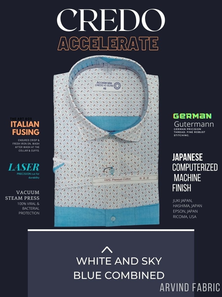 Sky and white printed combined half sleeve shirt 793_1.jpg