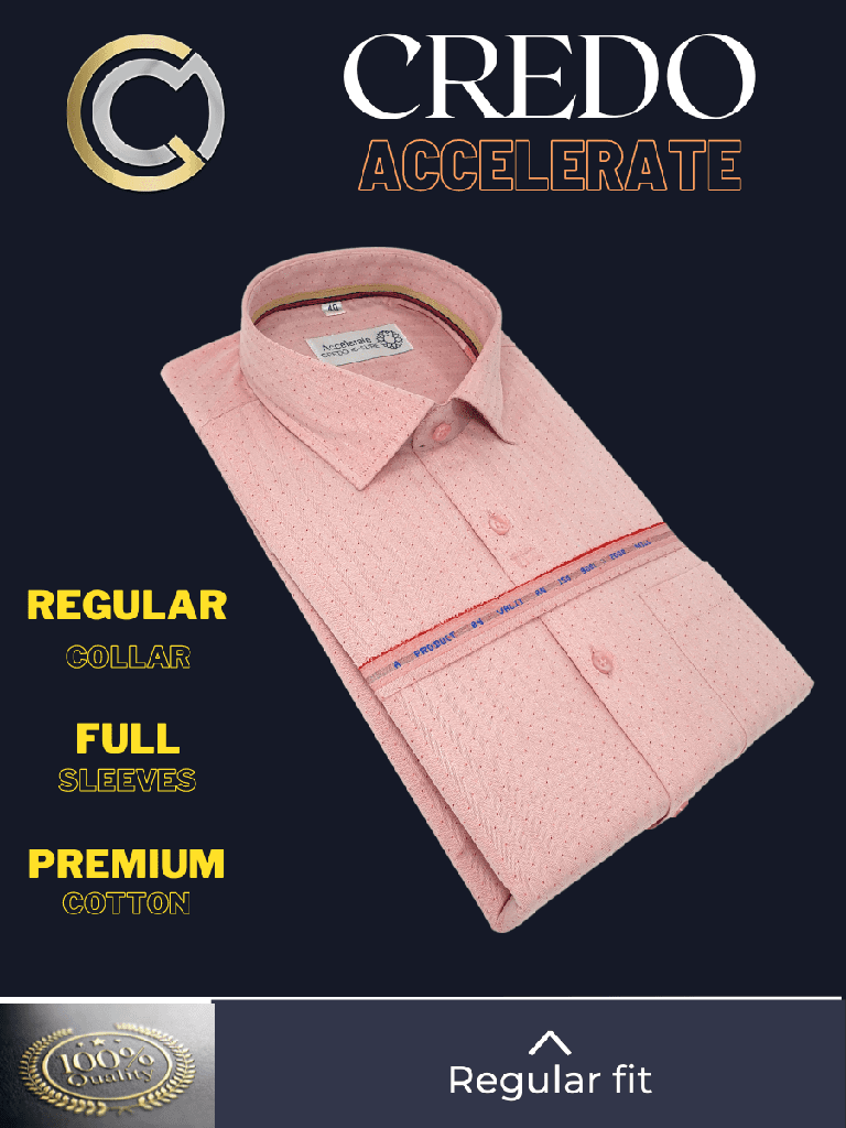 Valji Fabric Pink Texture Full Sleeves Formal Shirt_2.jpg
