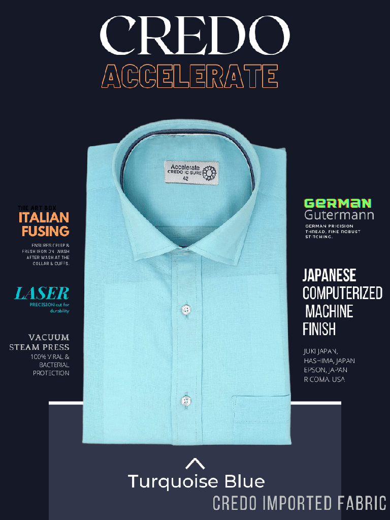 Turquoise Blue Full Sleeve Formal Shirt(569)_1.jpg