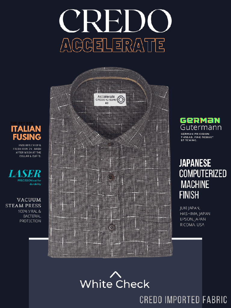 White & Grey Check Formal Shirt_1.jpg