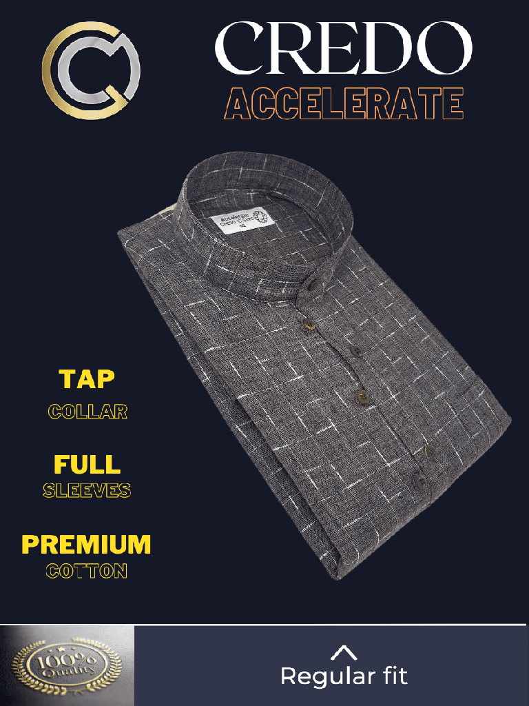 White Check on Grey Casual Shirt_2.jpg