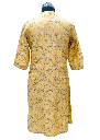 Women yellow full sleeves kurti_1.jpg