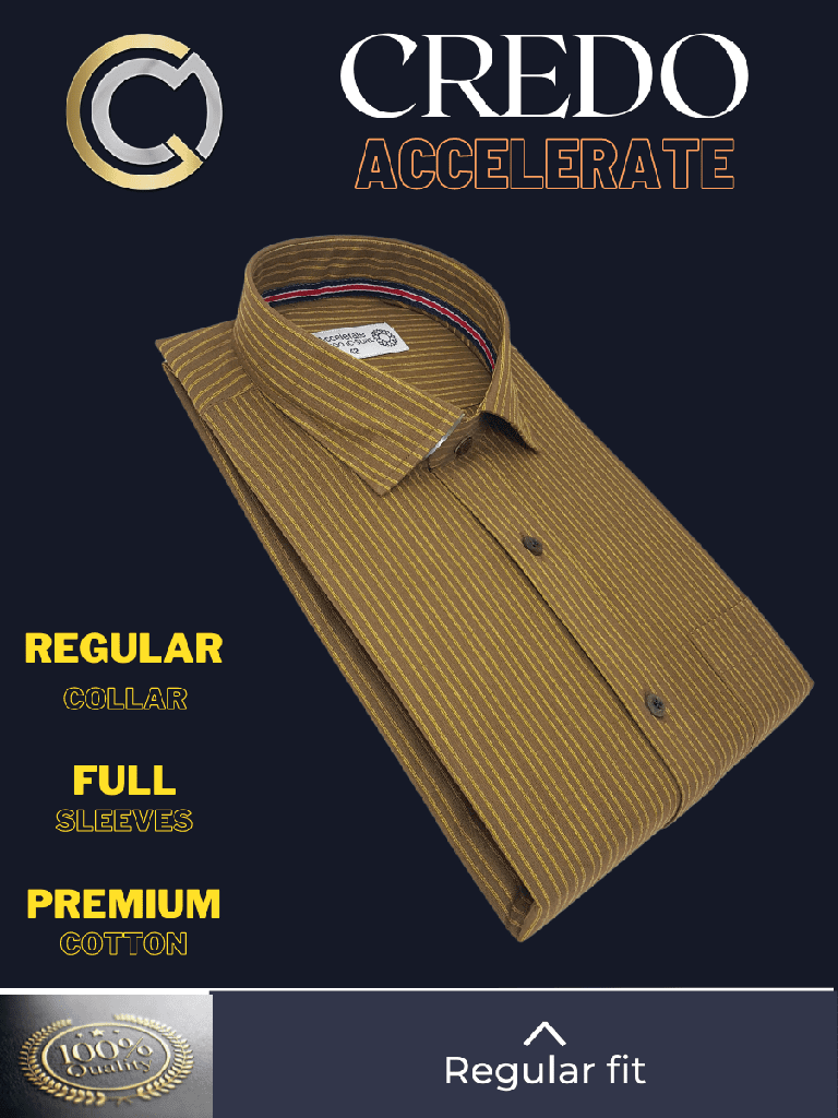 Yellow Stripe on Brown Formal Shirt_2.jpg