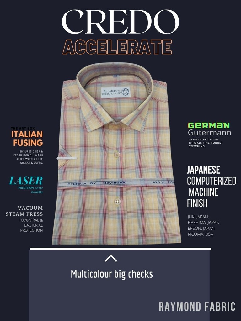 Yellow checks Raymond shirt(886)_1.jpg