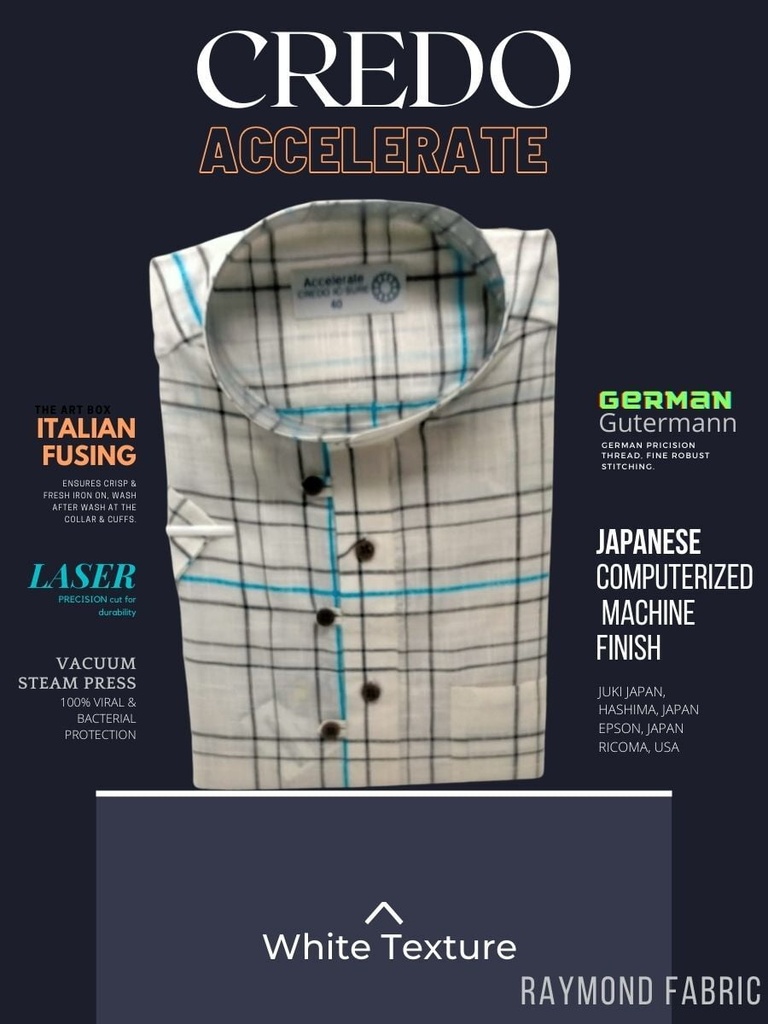 black and sky stripe half sleeve shirt_1.jpg