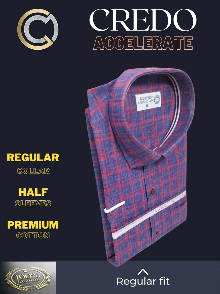 men half sleeves red checked formal shirt (301)_2.jpg