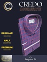 men half sleeves red checked formal shirt (301)_2.jpg