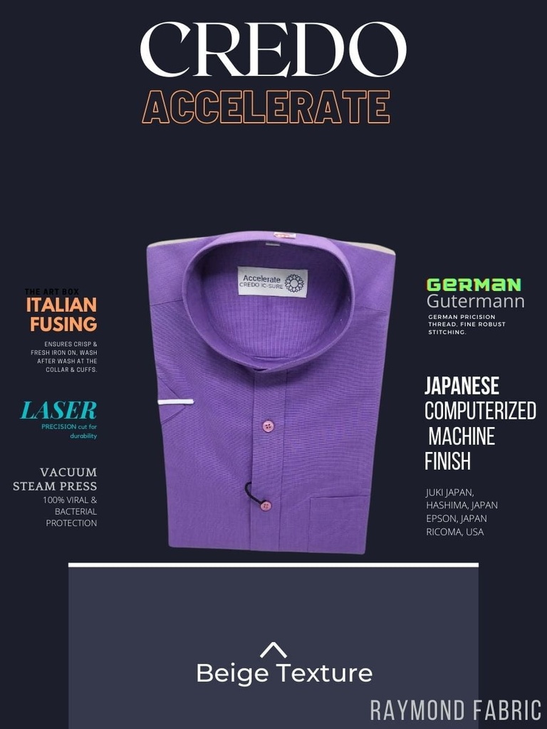 men deep purple half sleeves formal shirt_1.jpg