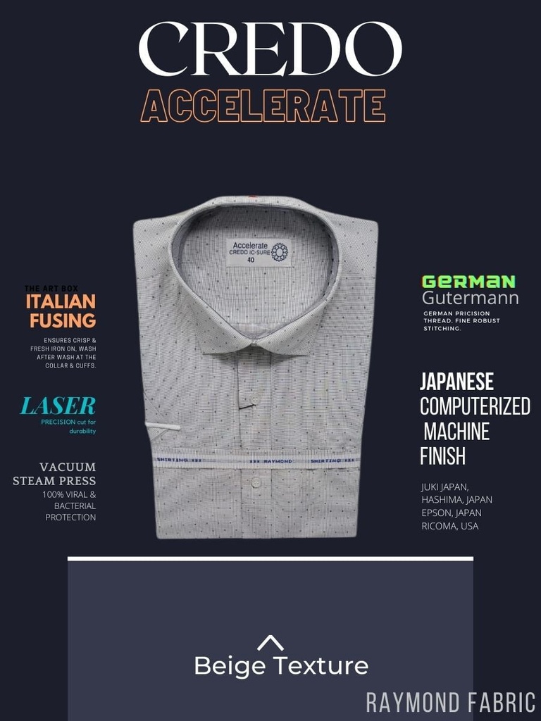 men half sleeves gray color formal shirt_1.jpg