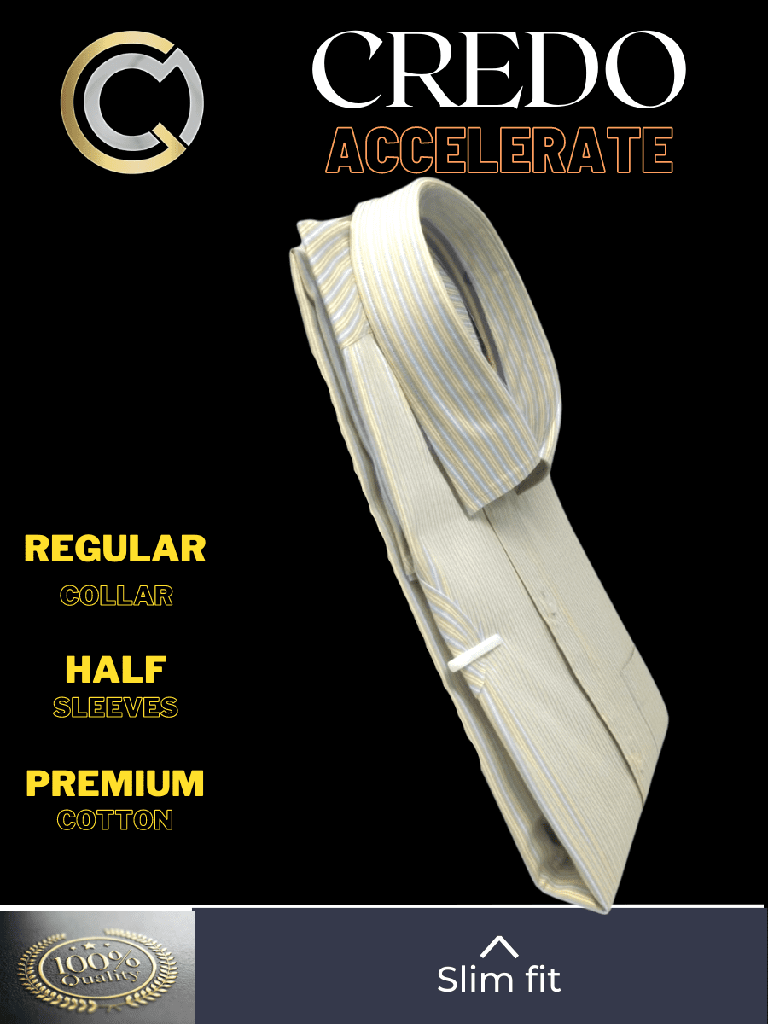 light sky yellow half sleeve shirt 717_2.jpg