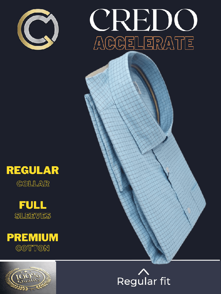 sky ,black checked full sleeves formal shirt_2.jpg