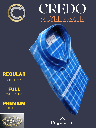 white checked blue colour full sleeves formal shirt_2.jpg