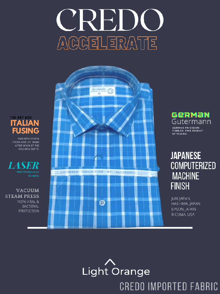 white checked blue colour full sleeves formal shirt_1.jpg