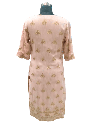 women's peach pink Straight Kurti_1.jpg