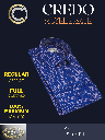 Arvind Fabric Navy Blue Printed Formal Shirt_2.jpg