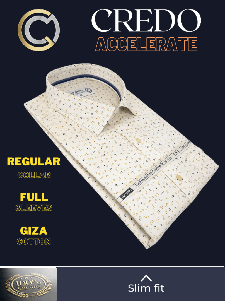 Arvind Fabric Brown Printed Slim Fit Formal Shirt_1.jpg