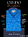 Arvind Fabric White Print on Blue Formal Shirt(388)_2.jpg