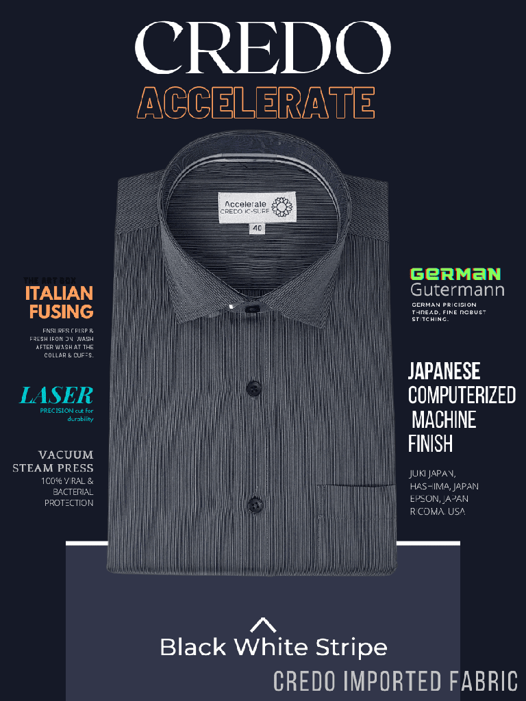 Black & White Stripe Formal Shirt_1.jpg
