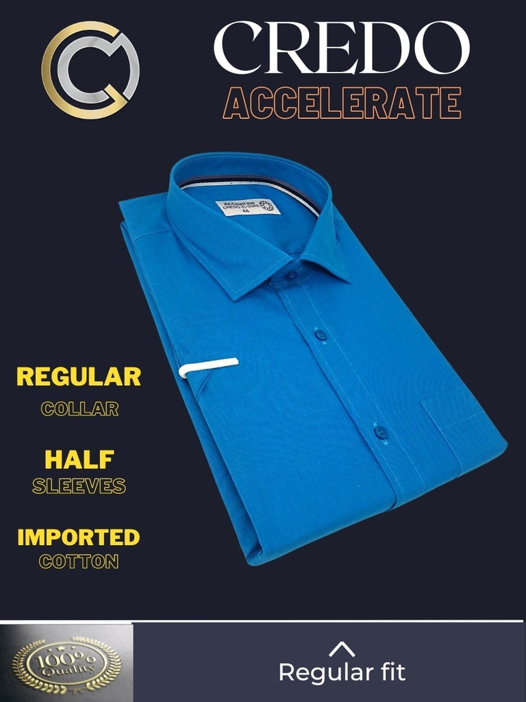 Credo Imported Green Texture Half Sleeve Shirt(650)_2.jpg