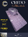 Mauve Texture Regular Fit Half Sleeves Formal Shirt_2.jpg